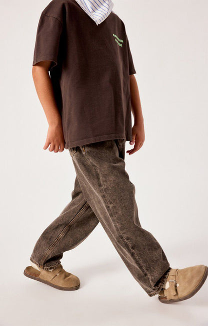 American Vintage Kids Balloon Jeans Oshow stone brown