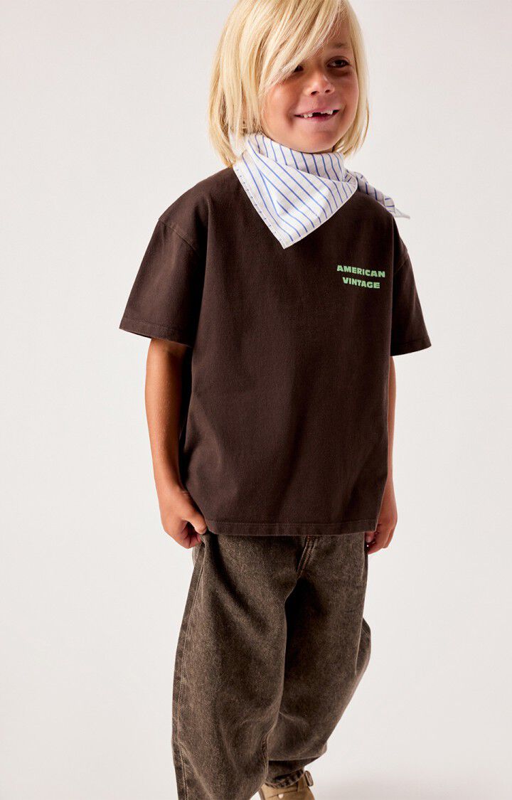 American Vintage Kids Balloon Jeans Oshow stone brown