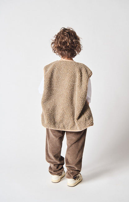 American Vintage Kids PADOW pantalon marron vintage