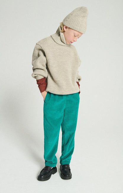 American Vintage Kids PADOW pantalon menthol vintage