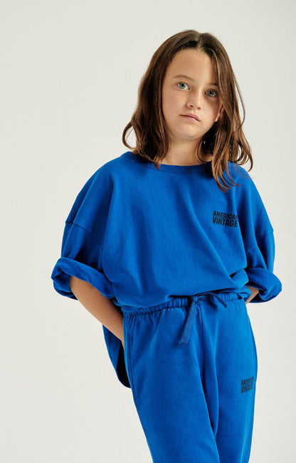 American Vintage Kids Ykobow T-shirt indigo