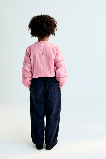 The New Society TNS Denim wide leg Pant black denim