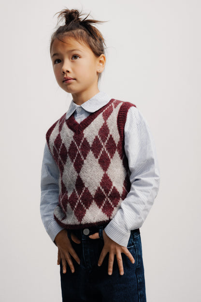 The New Society Dune Waistcoat dune diamond