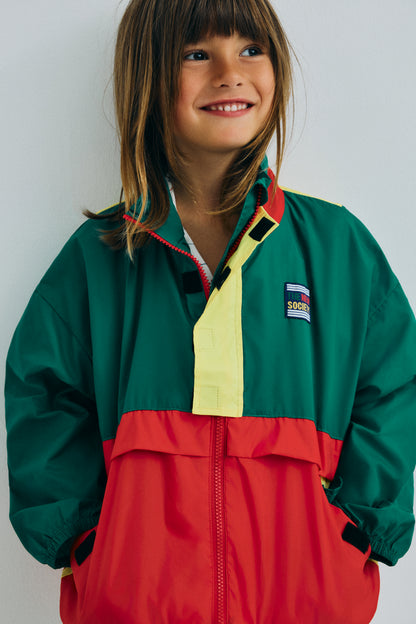 The New Society PANSY Jacket color block