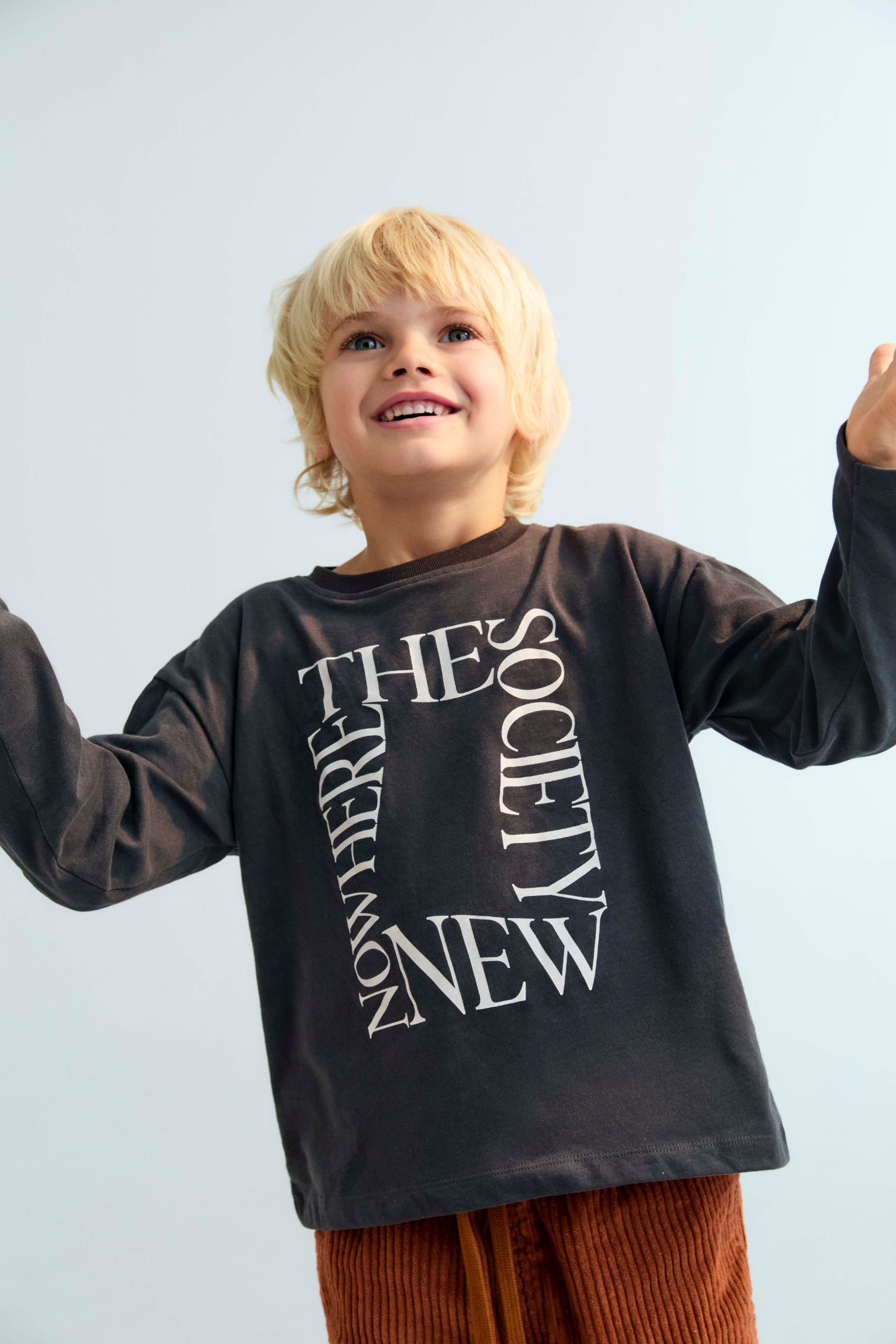 The New Society Oscar T-shirt eclipse noir