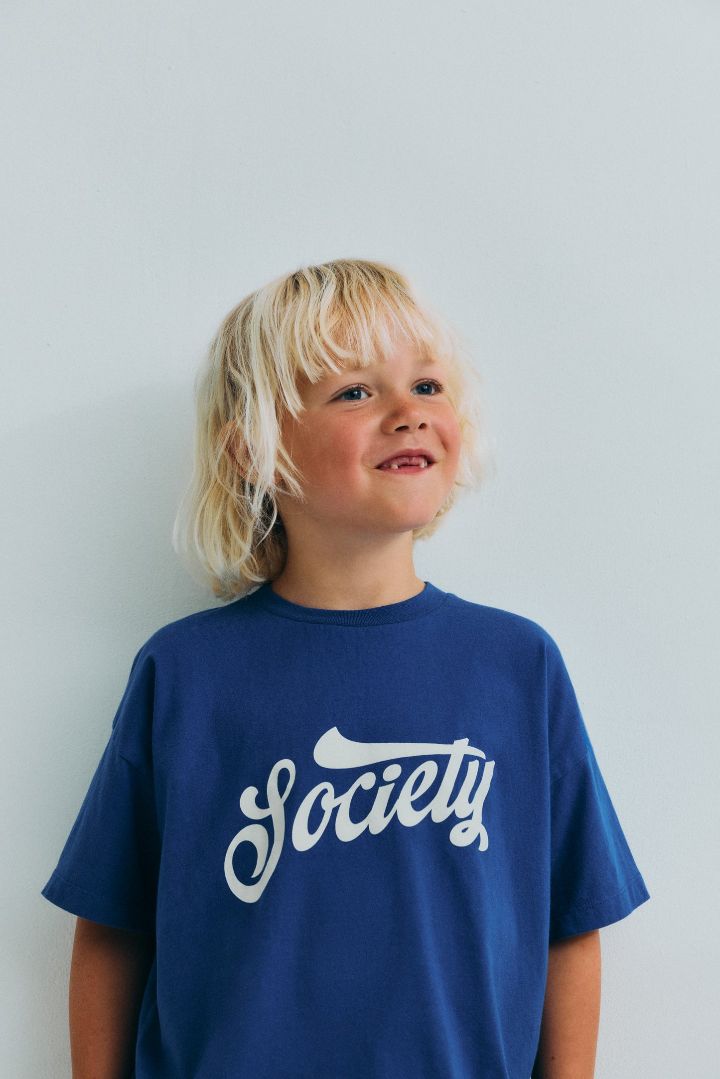 The New Society TILO T-shirt deep sea blue