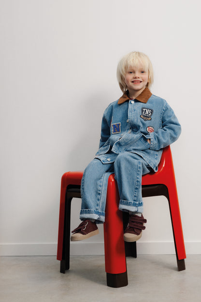 The New Society Ridge Denim trousers mid blue