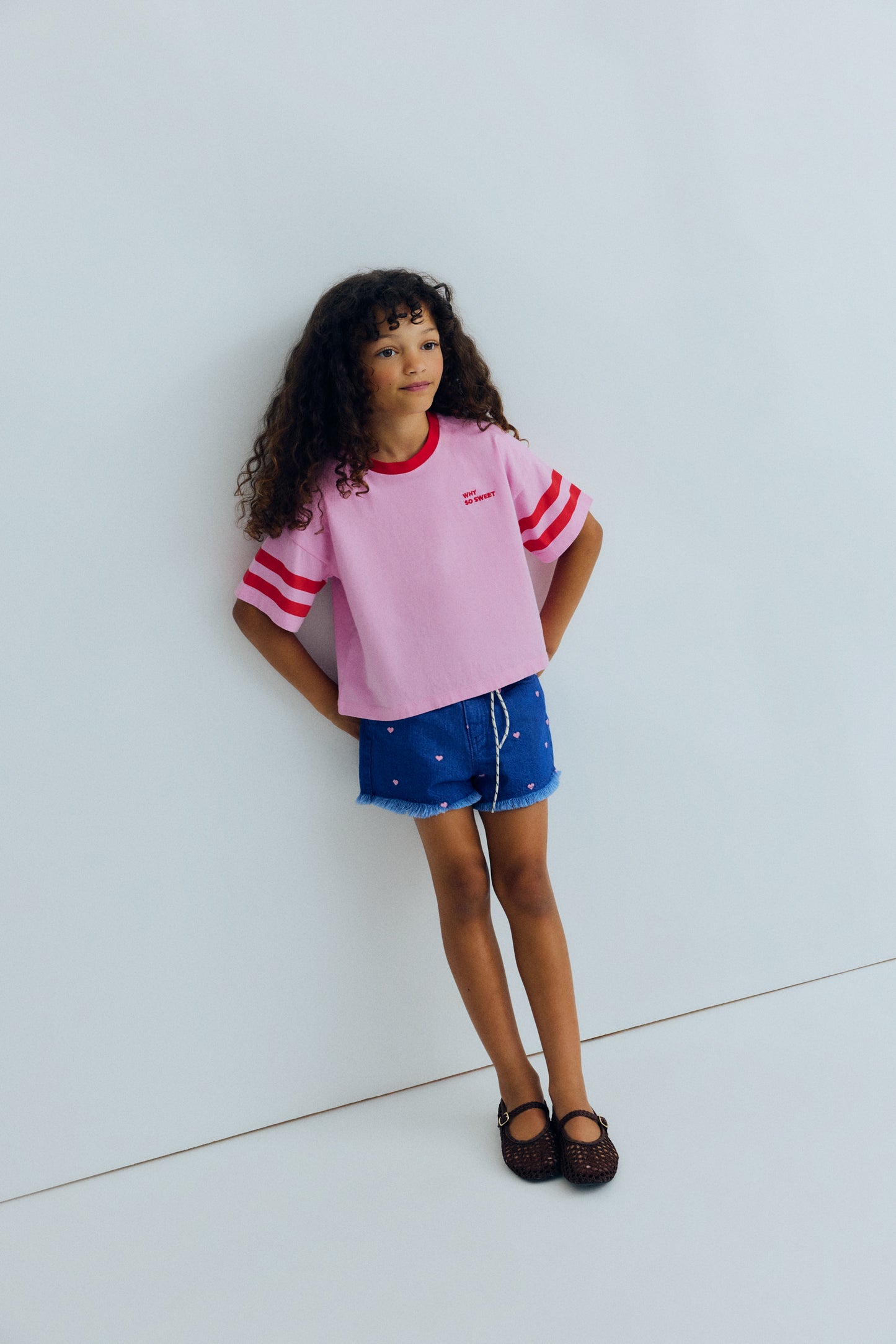 The New Society CANNA T-shirt pink lavander / 3Y