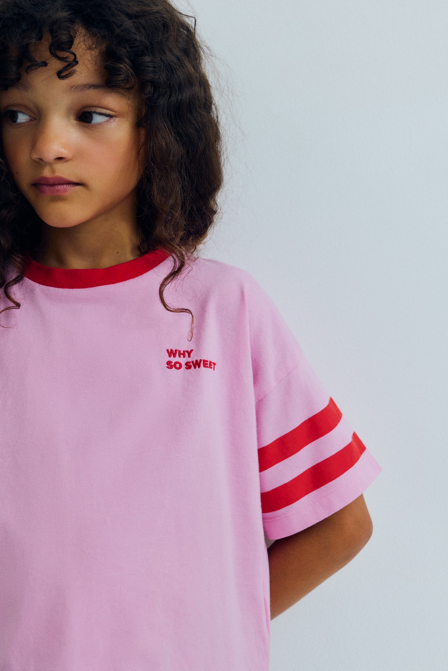 The New Society CANNA T-shirt pink lavander / 3Y