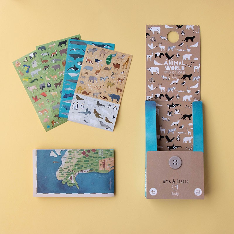Londji ANIMAL WORLD Posters & stickers 4+