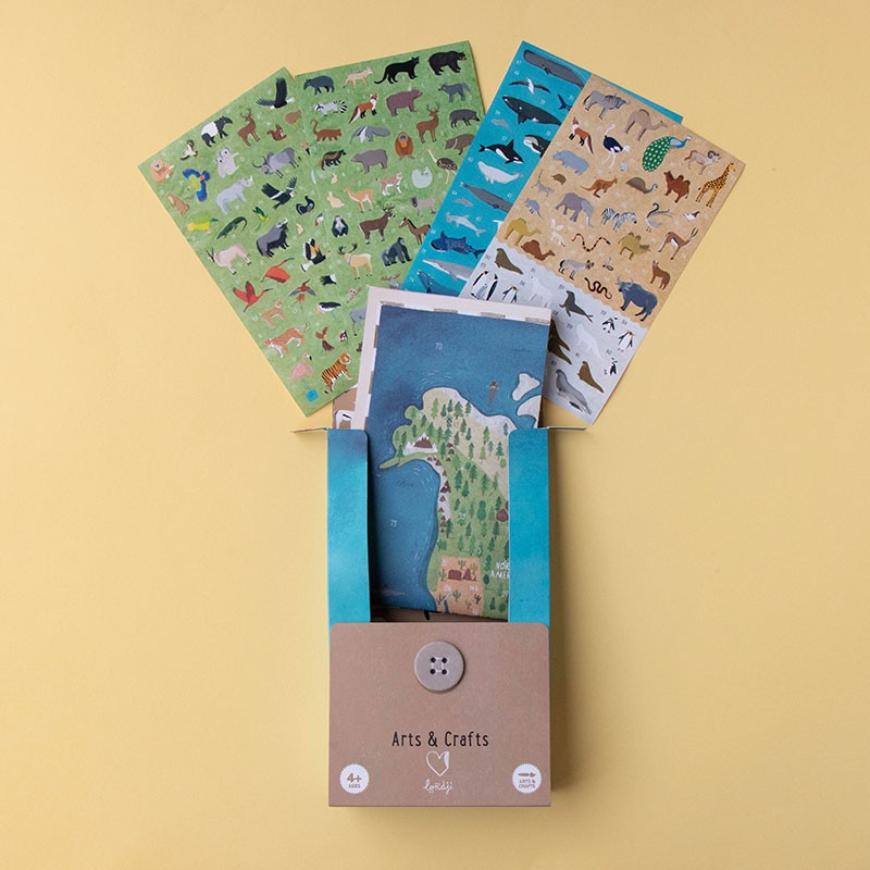 Londji ANIMAL WORLD Posters & stickers 4+