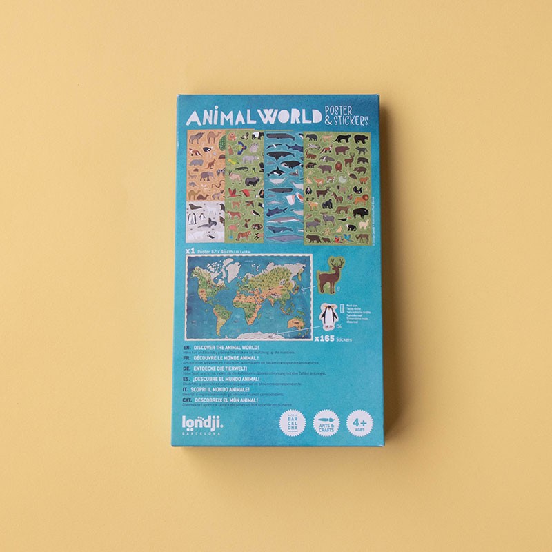 Londji ANIMAL WORLD Posters & stickers 4+