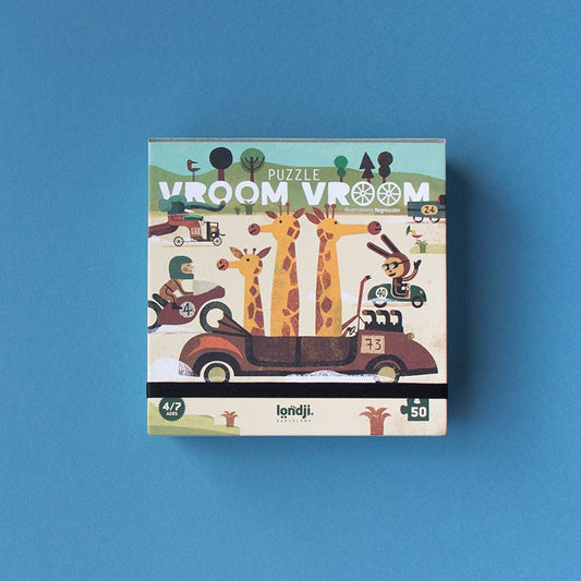 Londji Pocket puzzle VROOM VROOM 4+