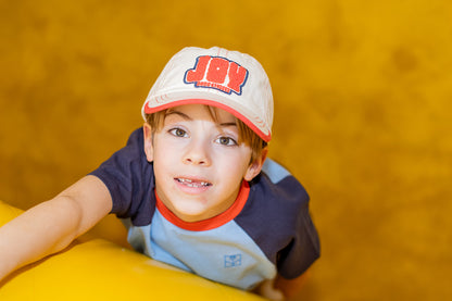 Bobo Choses JOY patch cotton cap offwhite