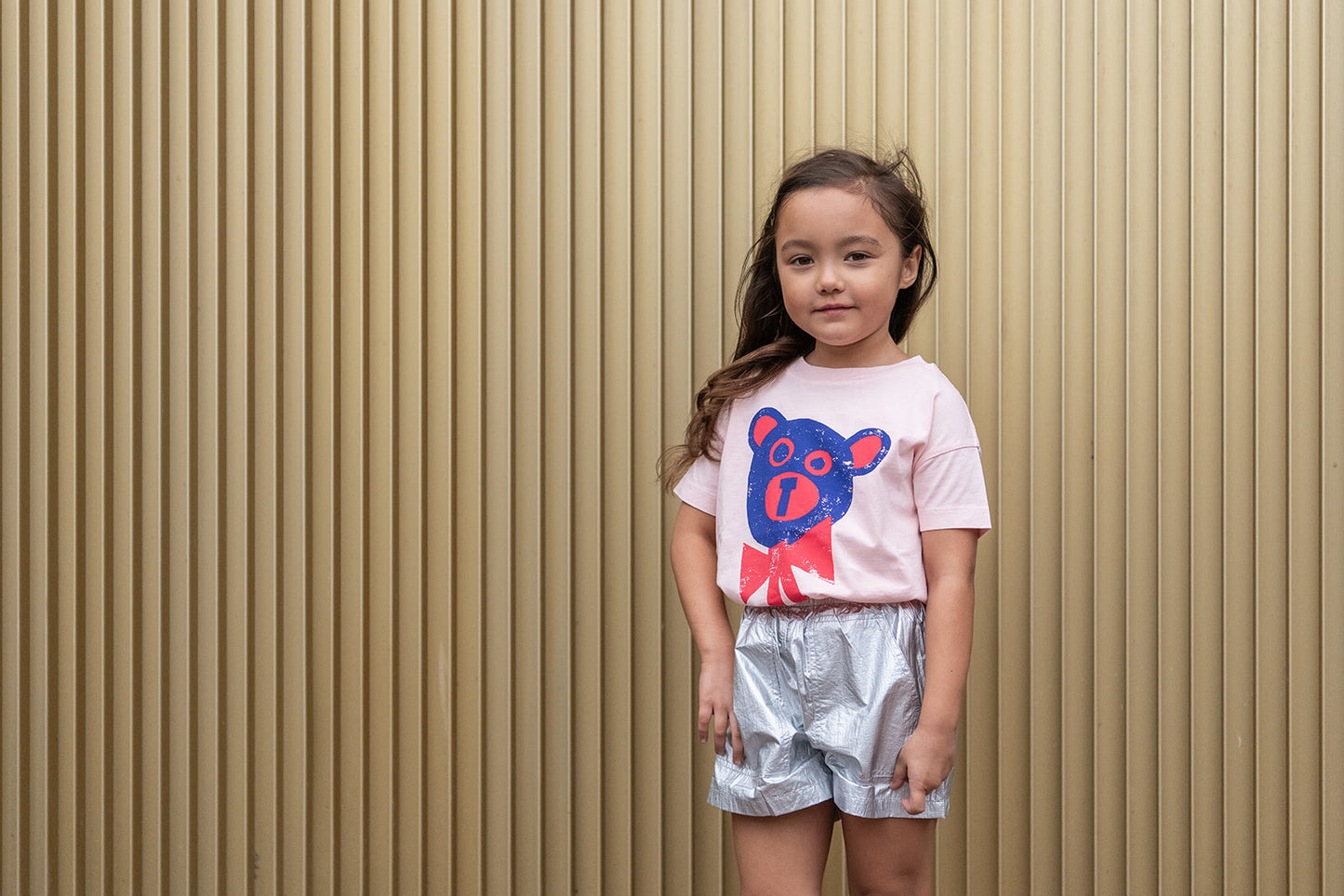 Wynken Kite tee pale pink BEAR