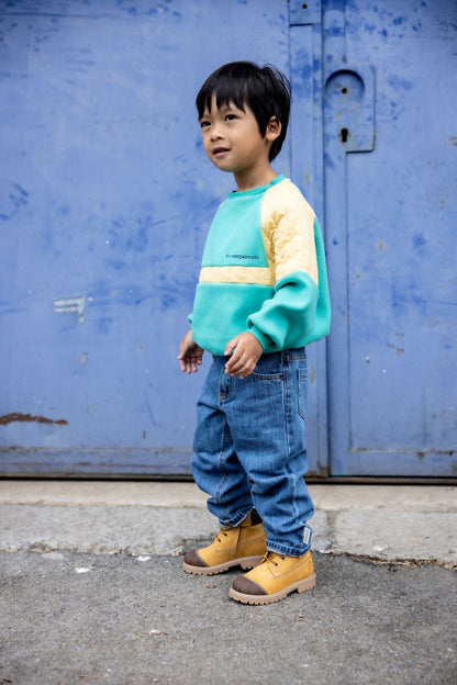 The Campamento Green polar sweatshirt / 4Y
