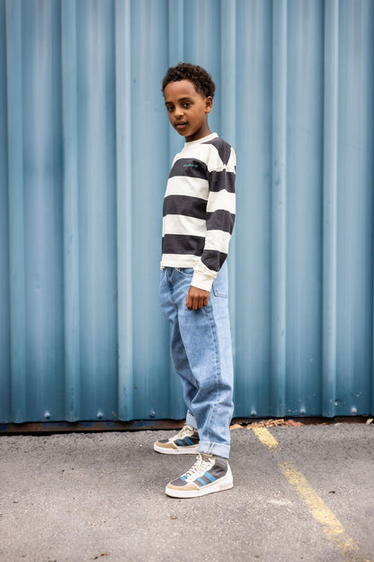The Campamento Grey stripes t-shirt