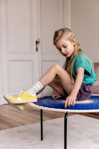 Collégien Nico ribbed varsity crew socks DOUX AGNEAUX