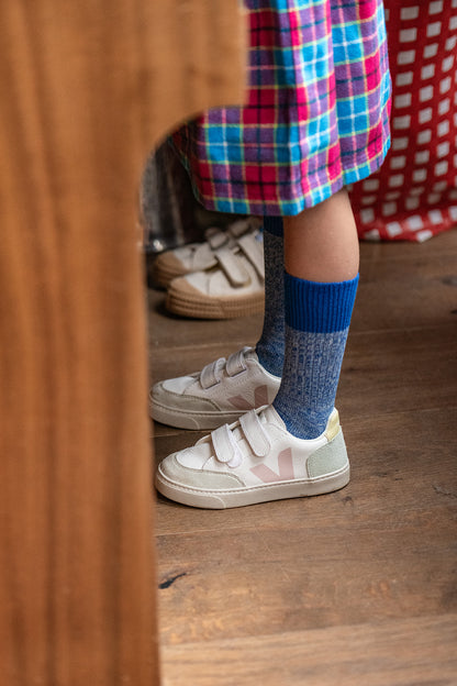 The Campamento RED & BLUE CHECKED shirt dress / 3Y