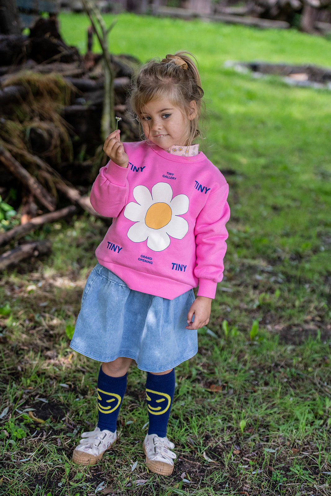 The Campamento BLUE WASHED denim skirt / 9-10Y