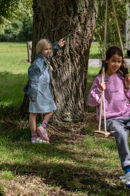 The Campamento BLUE STRIPES shirt dress / 11-12Y