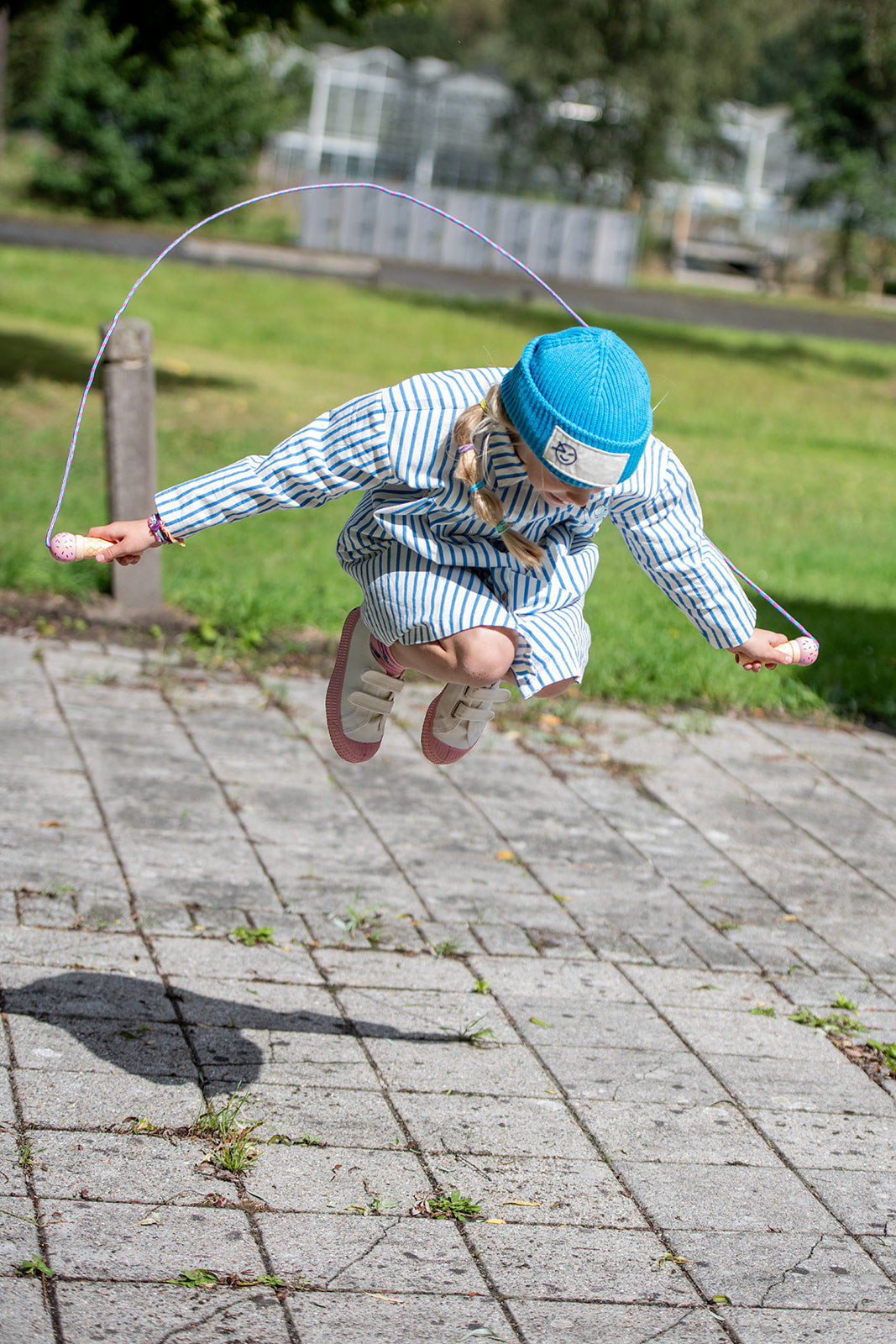 The Campamento BLUE STRIPES shirt dress / 11-12Y