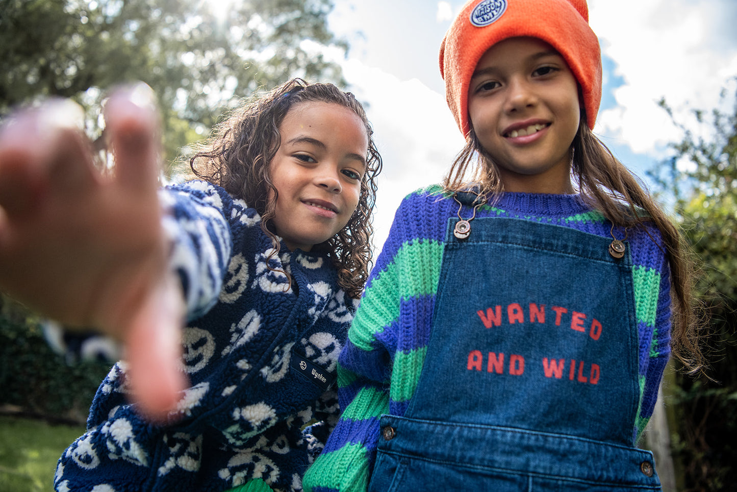 Piupiuchick dungarees navy denim WANTED AND WILD / 10Y