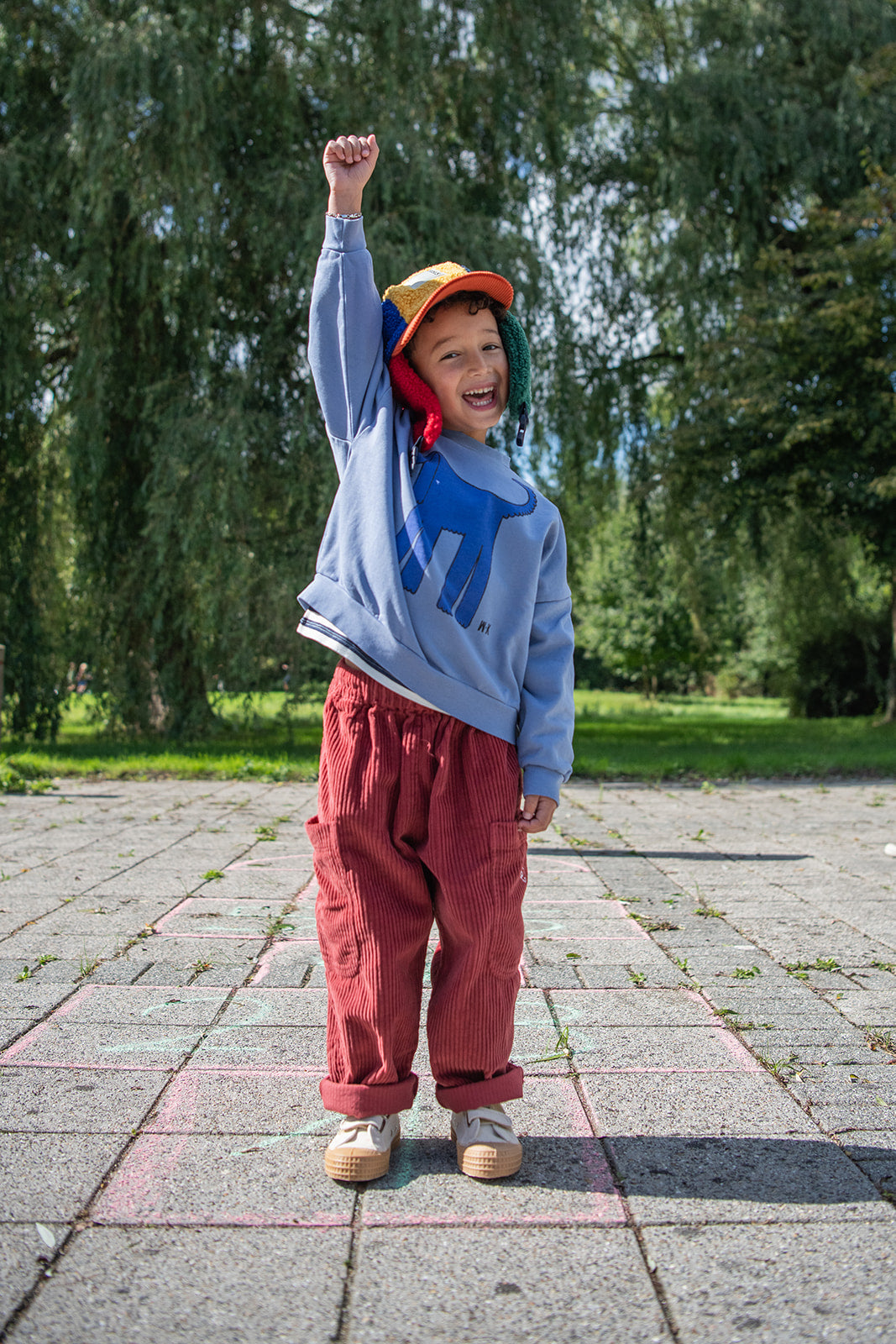 Wynken KALILA sweat blue grey / 10Y