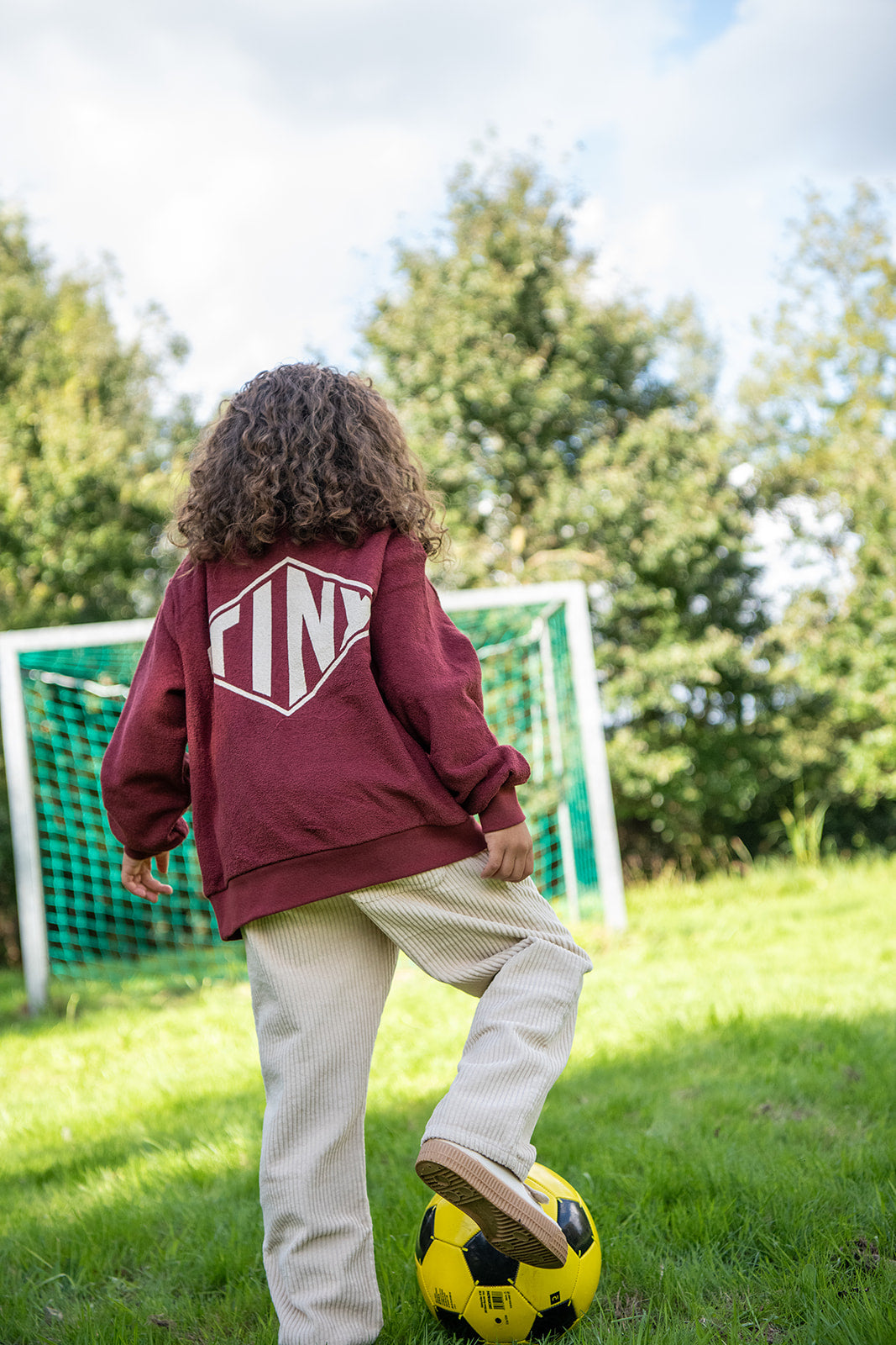 We Are Kids Pantalon Tomaso ribbed velvet RICE / 10-11Y