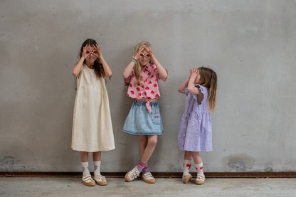 Piupiuchick short dress with ruffles lavender
