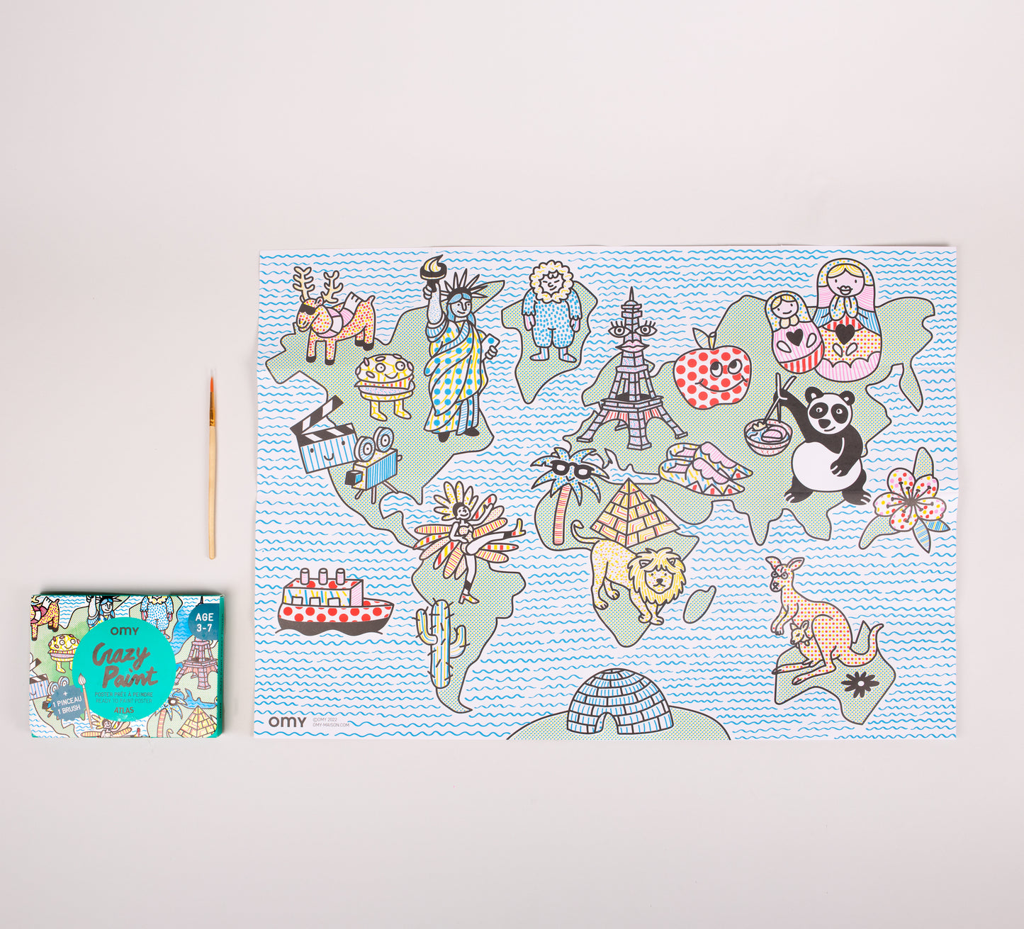 OMY crazy paint ATLAS