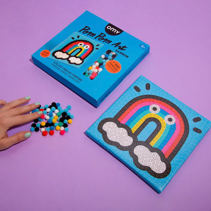 OMY RAINBOW POM POM ART 6+