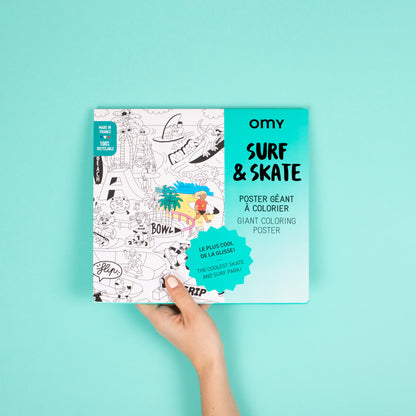 OMY giant SURF & SKATE poster