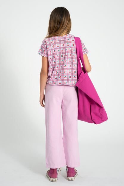 Piupiuchick Flare trousers lilac