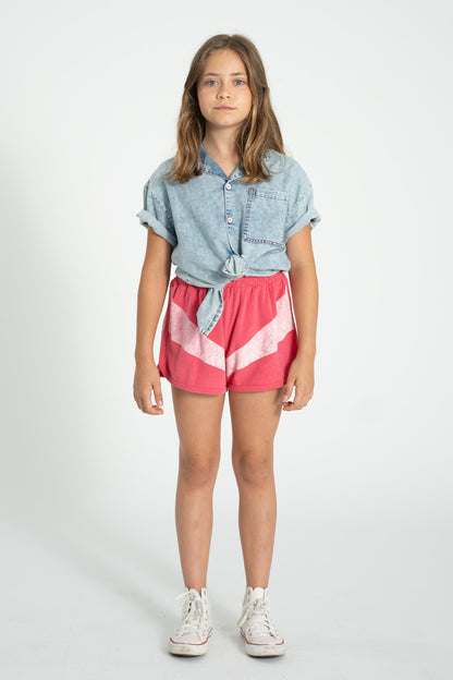 Piupiuchick Hawaiian shirt blue light denim