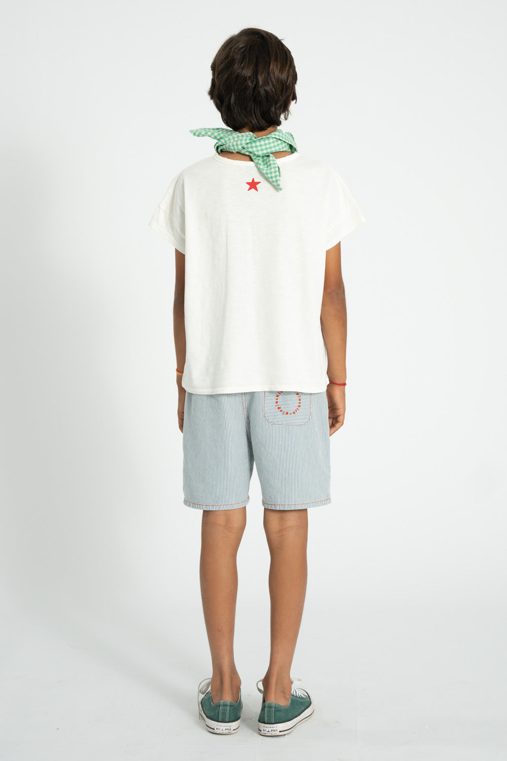Piupiuchick T-shirt ecru with PEACE print