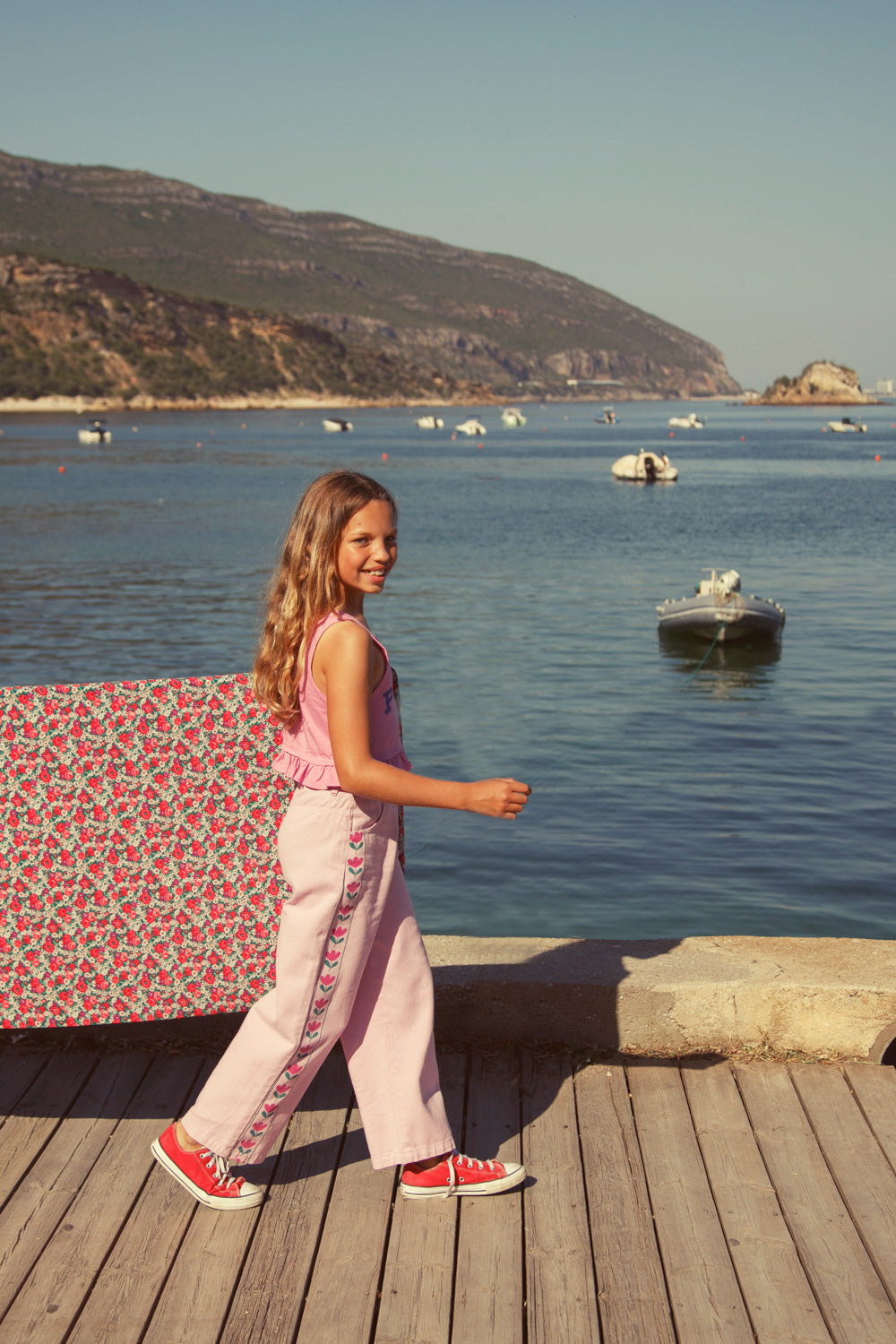 Piupiuchick Flare trousers lilac