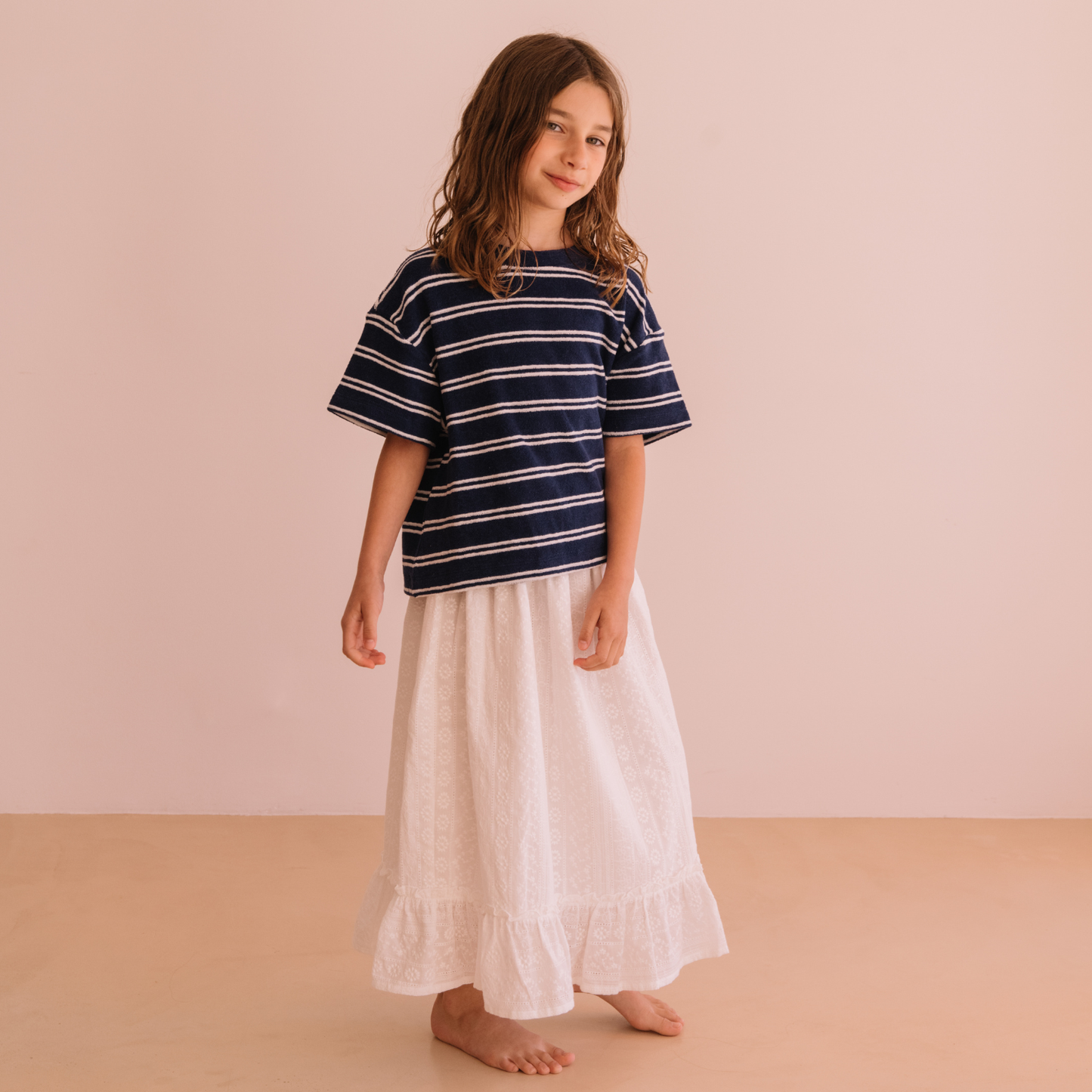 We Are Kids tee JORDAN navy stripes