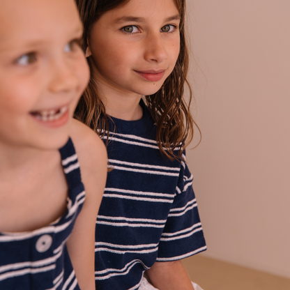 We Are Kids tee JORDAN navy stripes