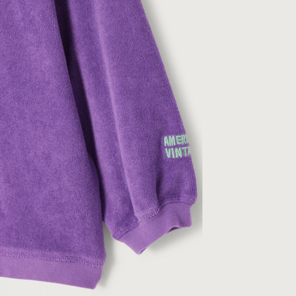 American Vintage Kids Sweatshirt fuxow purple