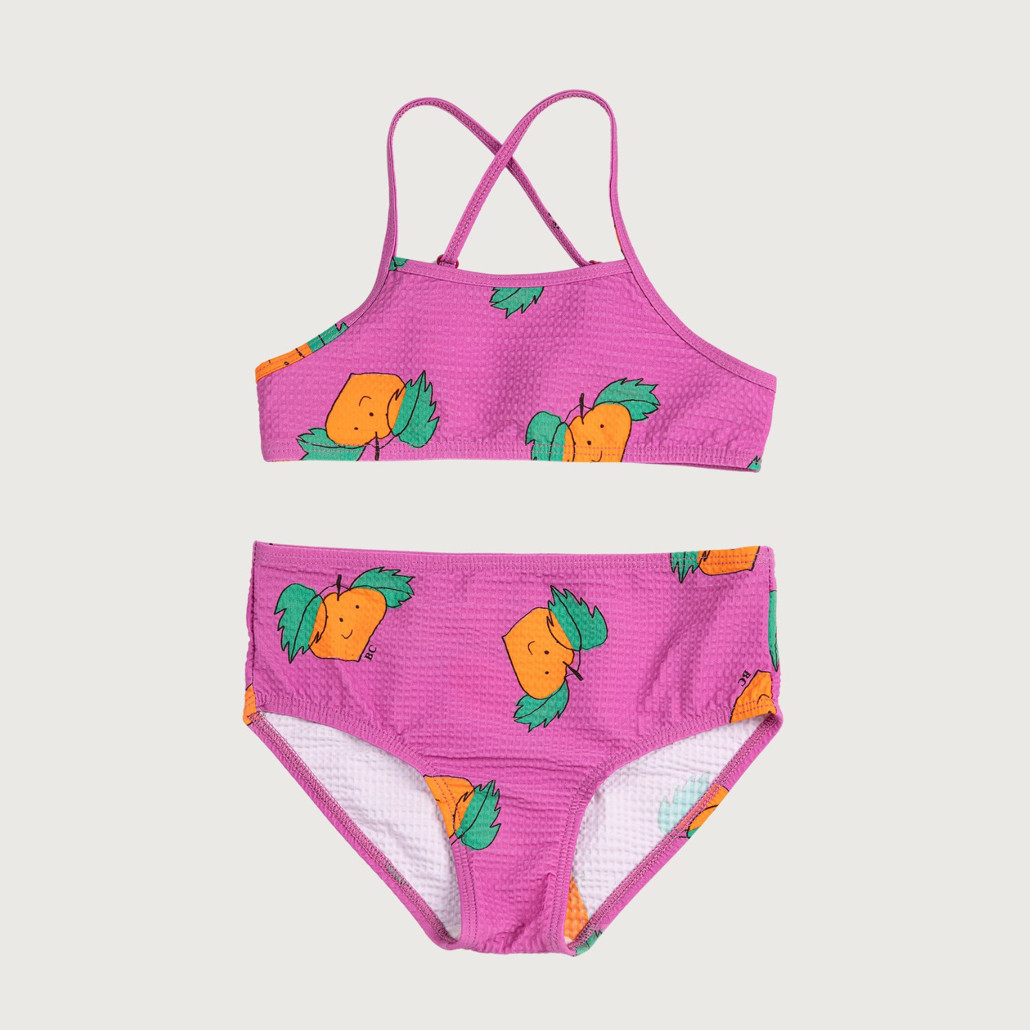 Paarse bikini met appelsienen van Bobo Choses