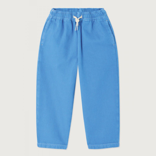 Blauwe soepele jeans van American Vintage Kids met elastische rekker 