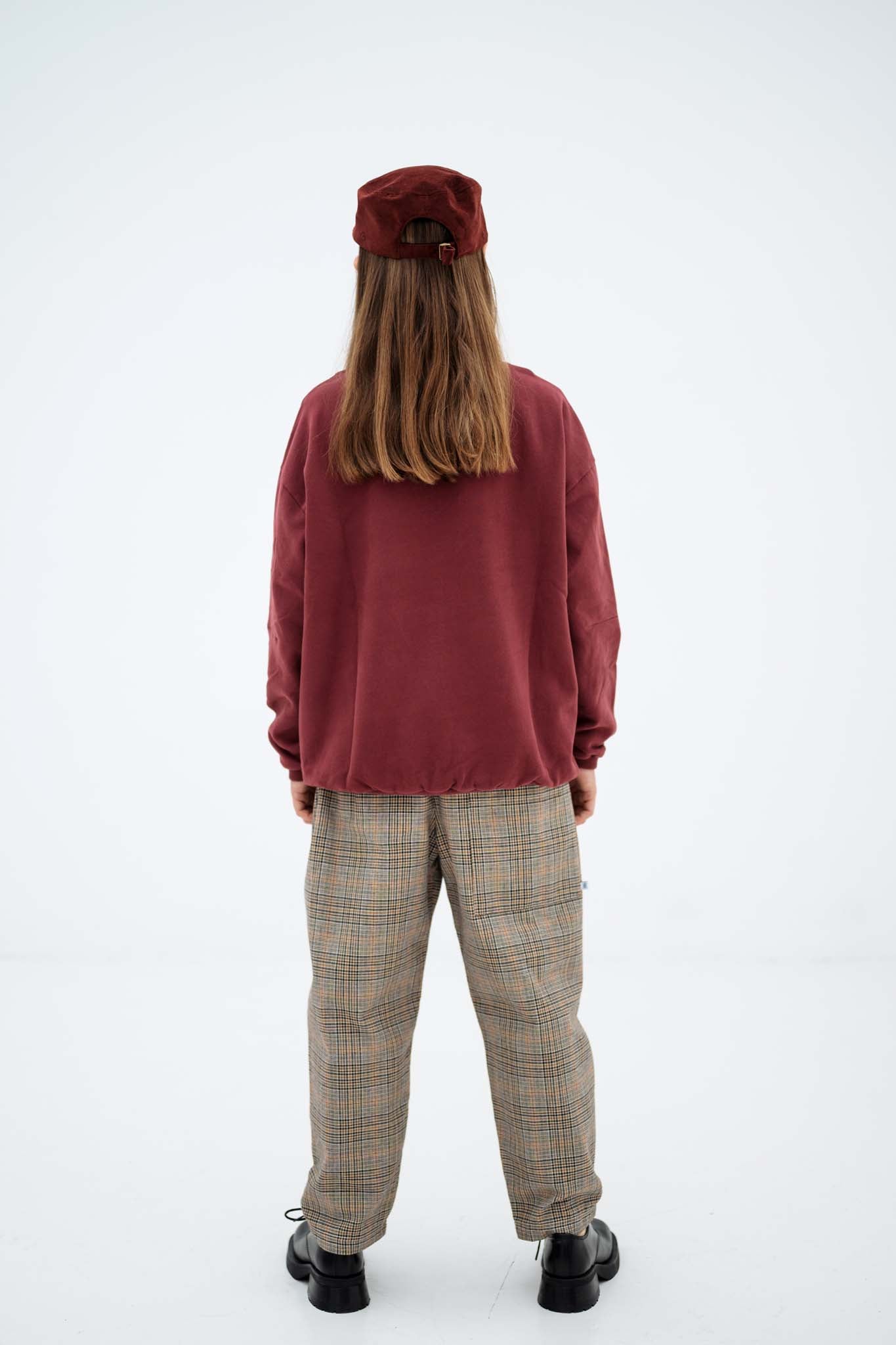 Repose AMS Cozy drop sweater mulberry rocket