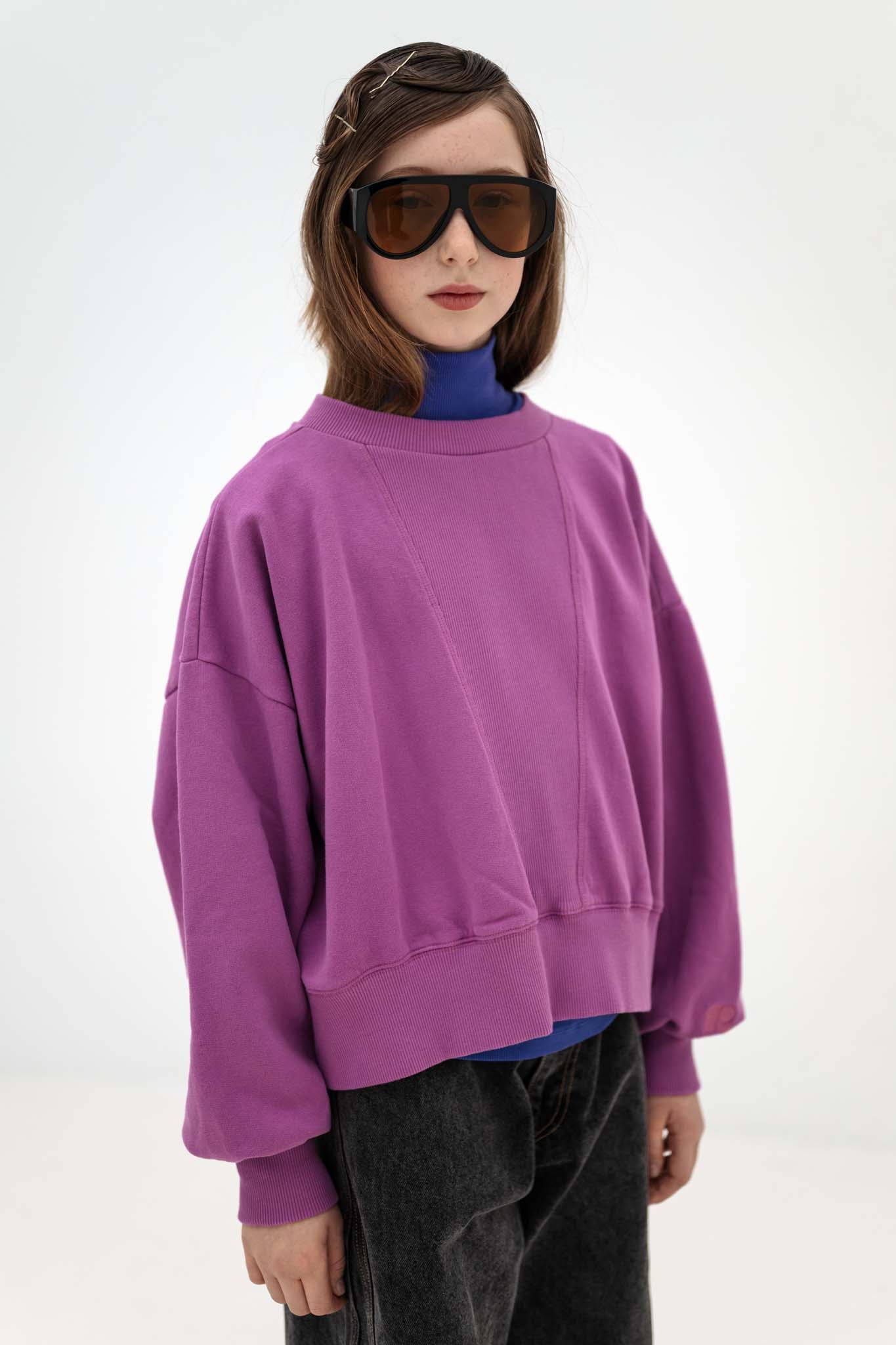 Repose AMS City sweater purple orchid