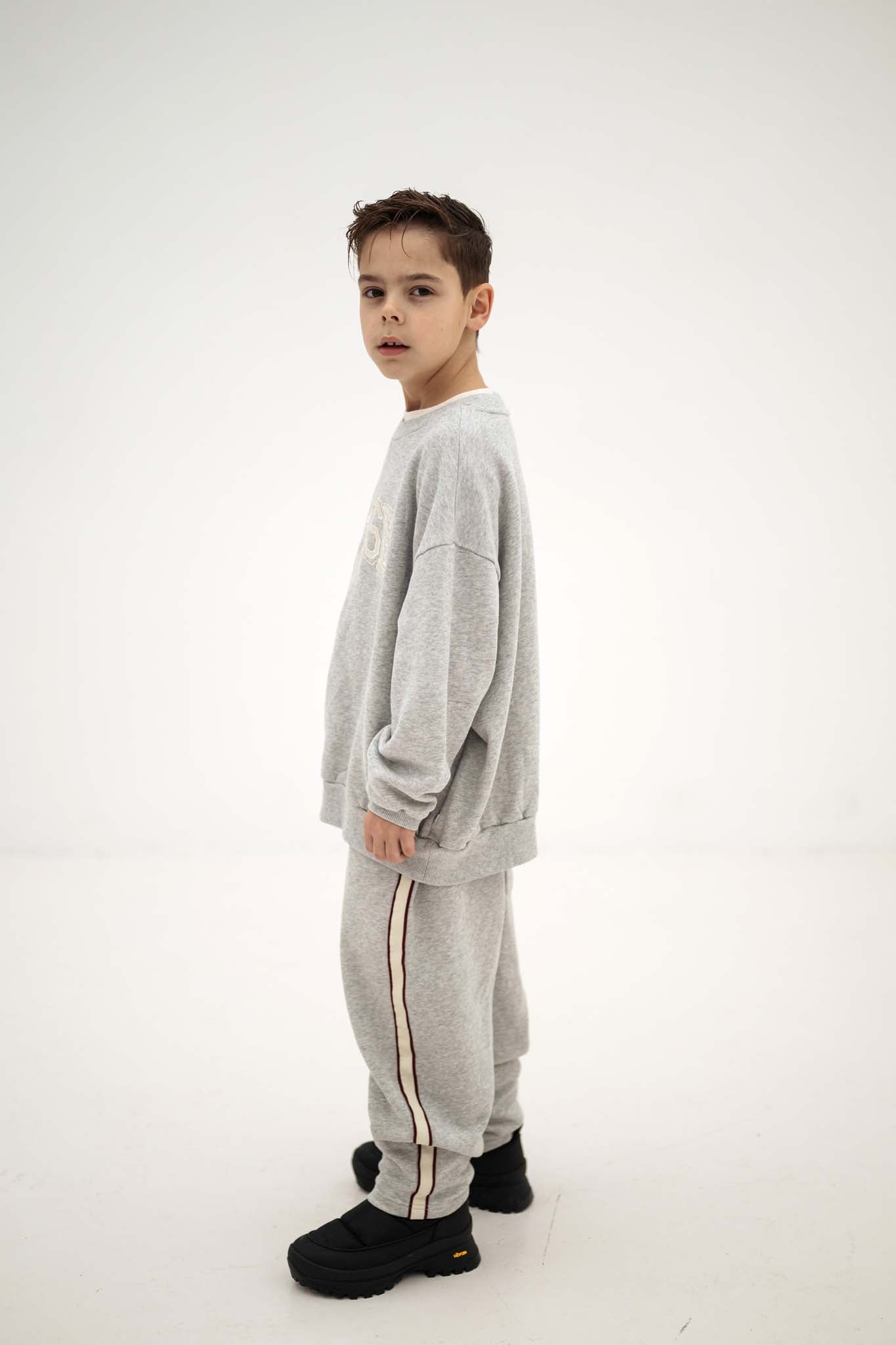 Repose AMS Cozy drop sweater light mixed grey