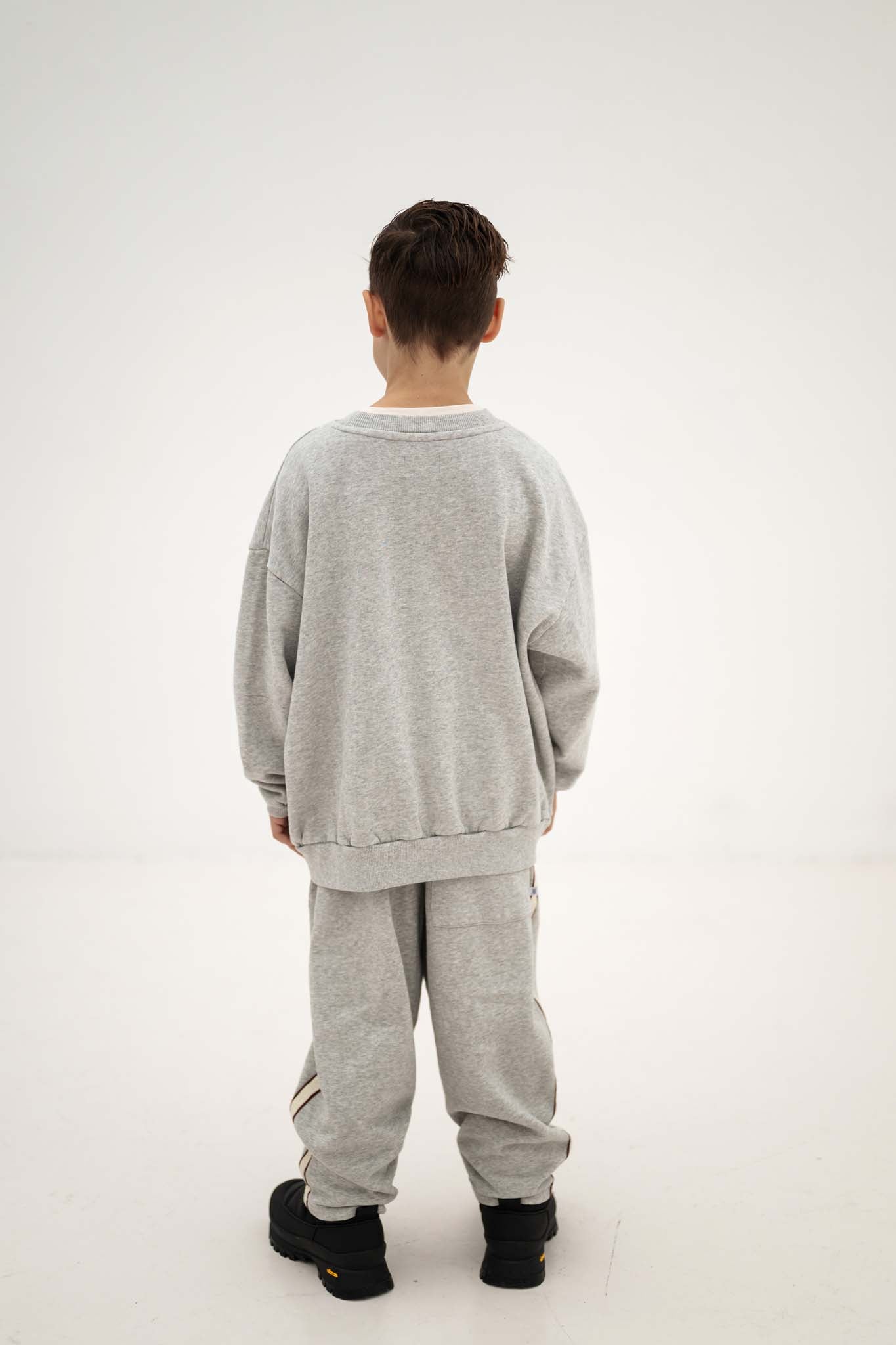 Repose AMS Cozy drop sweater light mixed grey