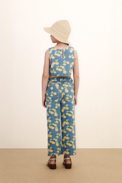 Tinycottons ORANGES denim jeans light wash denim