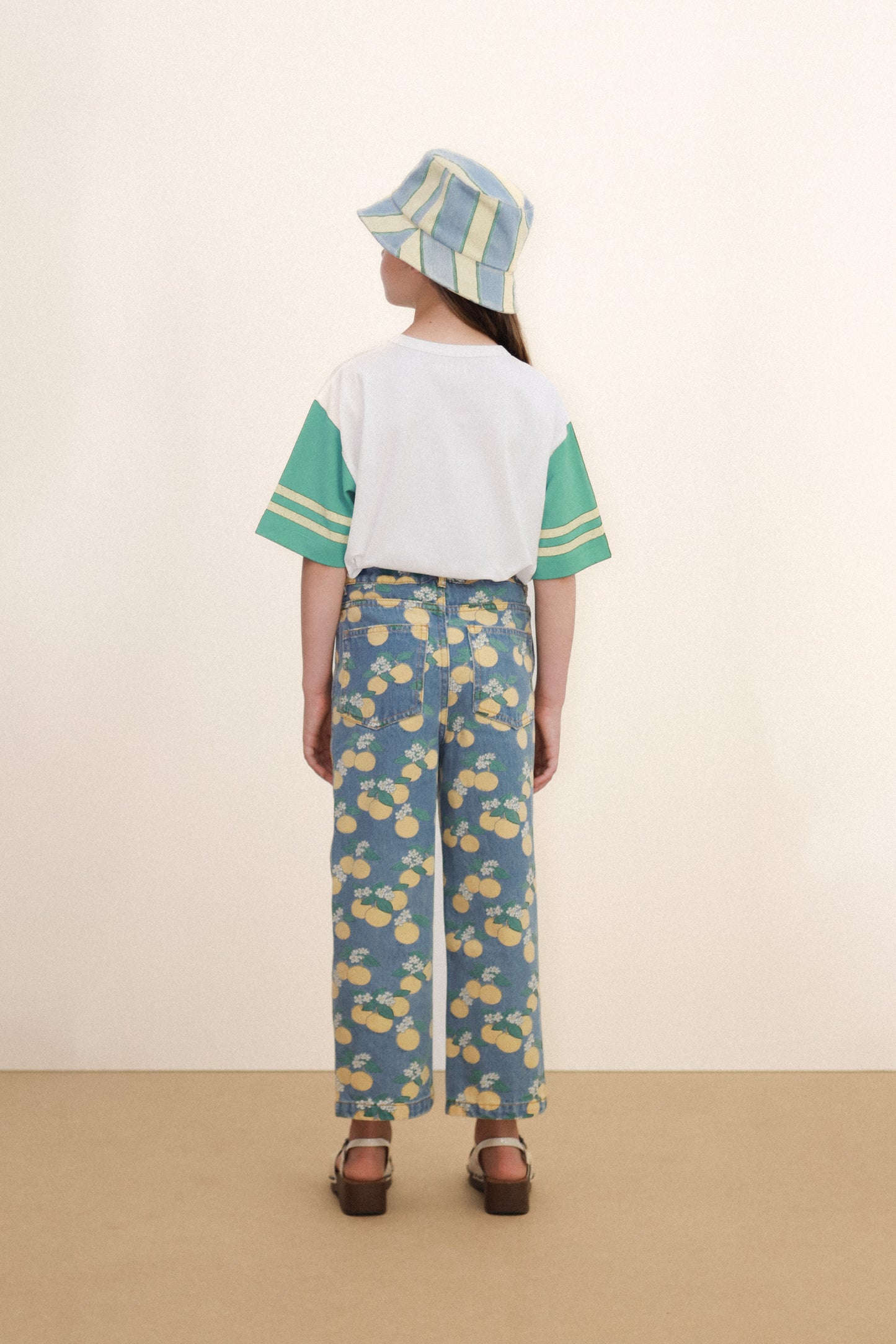 Tinycottons ORANGES denim jeans light wash denim