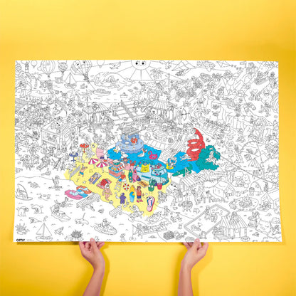 OMY giant I LOVE SUMMER poster
