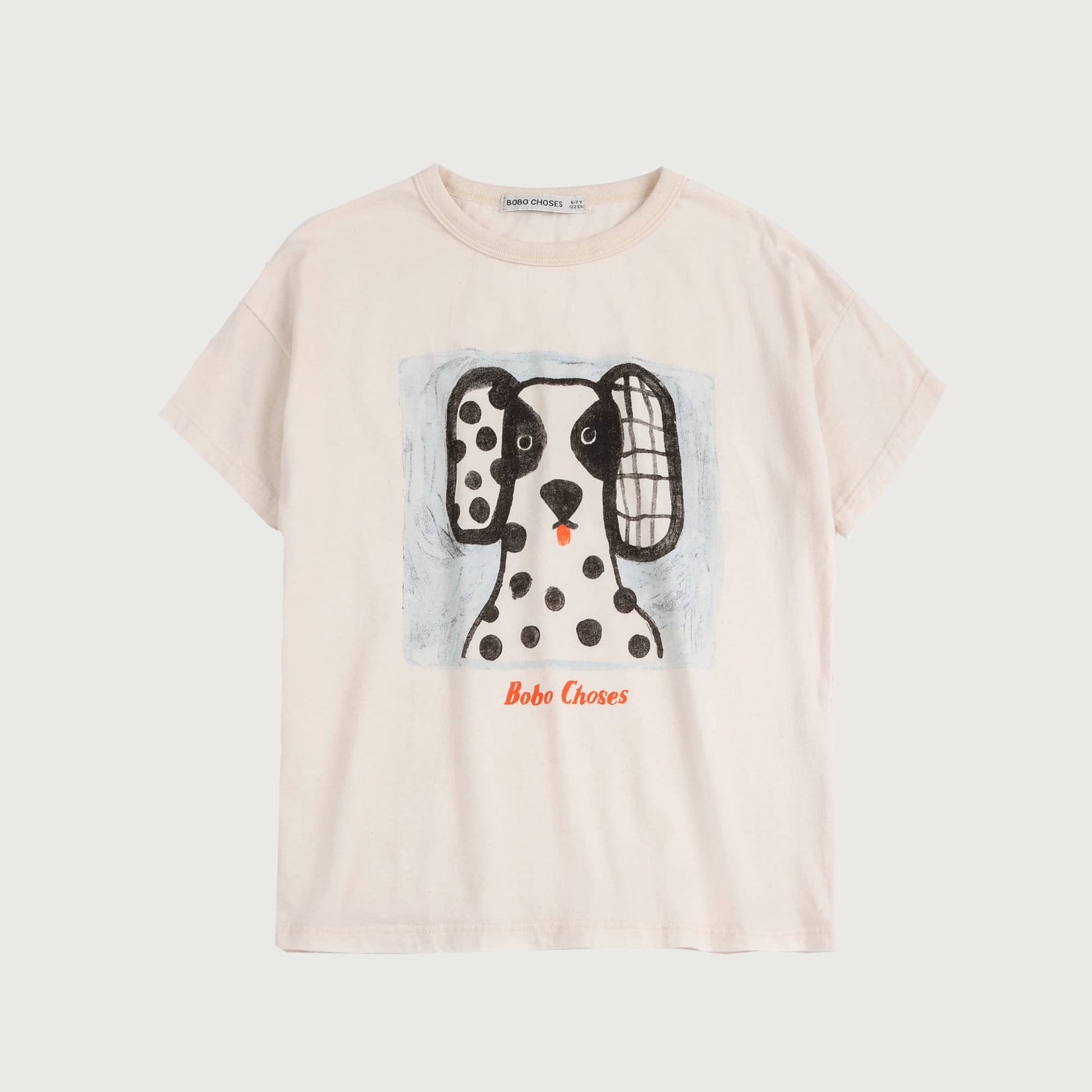 Witte t-shirt hond Bobo Choses
